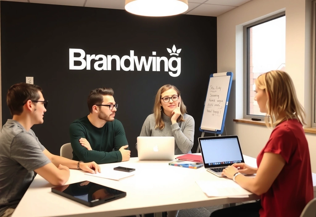 Tým Brandwing pracuje na digitální strategii