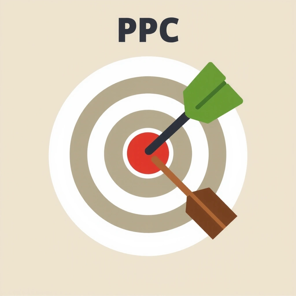 Ikona terče pro PPC kampaně