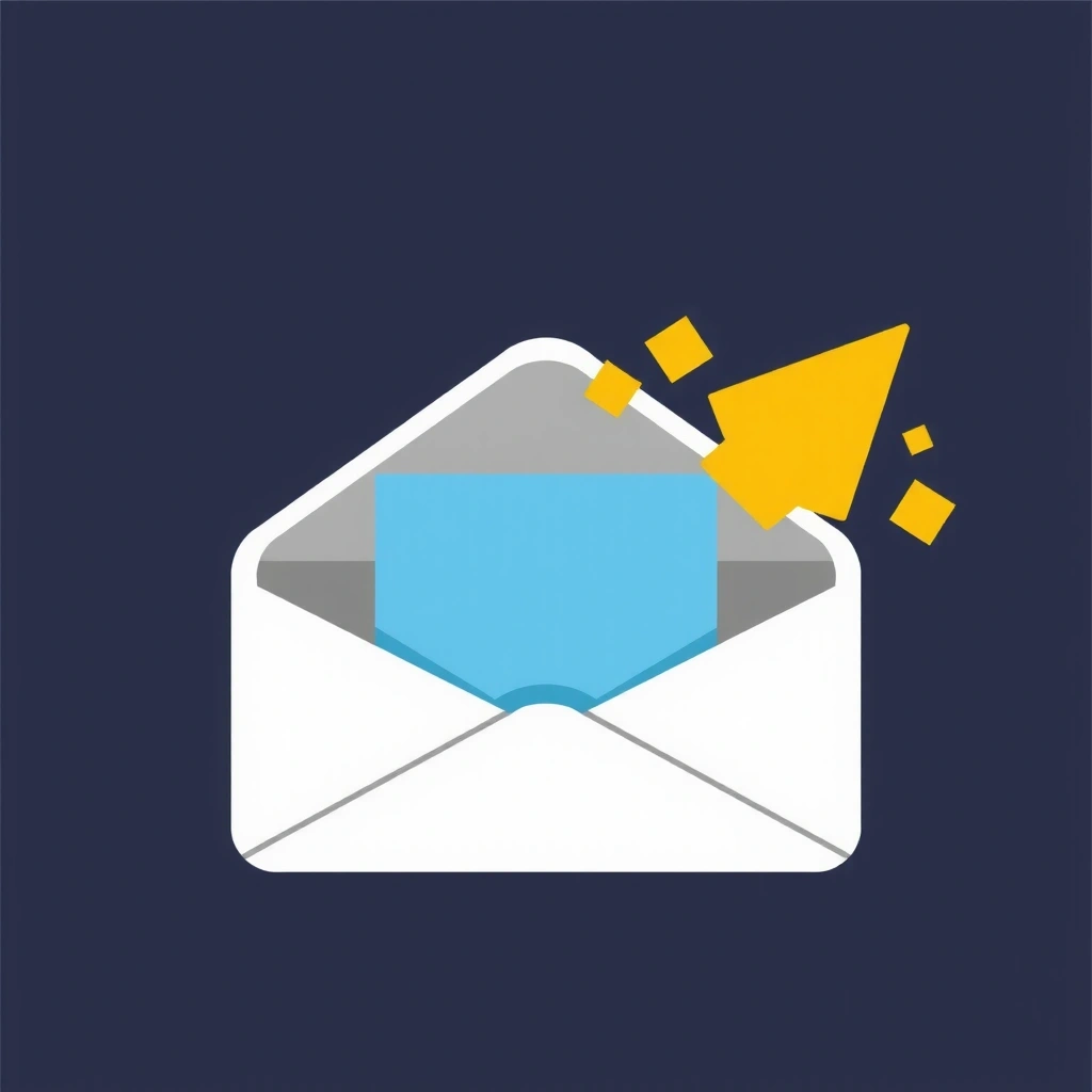 Ikona obálky pro e-mail marketing