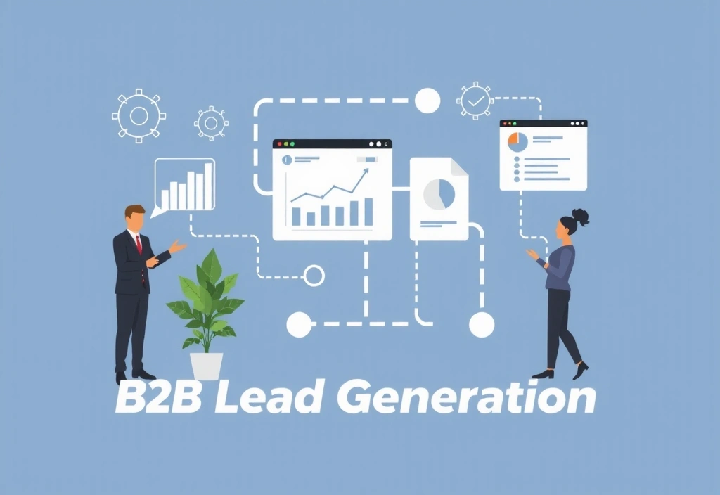 Ilustrace pro případovou studii B2B lead generation