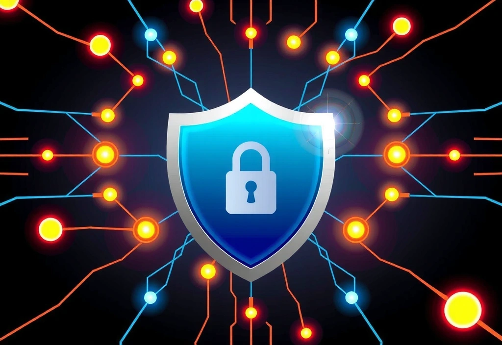 Ilustrace datové bezpečnosti a soukromí