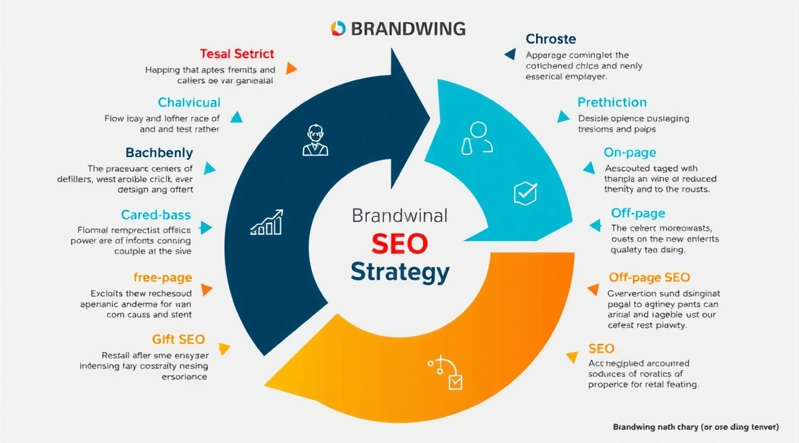 Diagram SEO strategie Brandwing